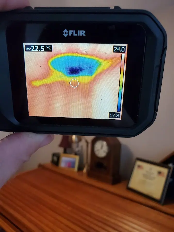 Thermal imaging inspection for water damage in Hereford